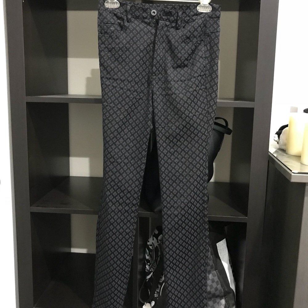 Nazy jacquard high wait pants